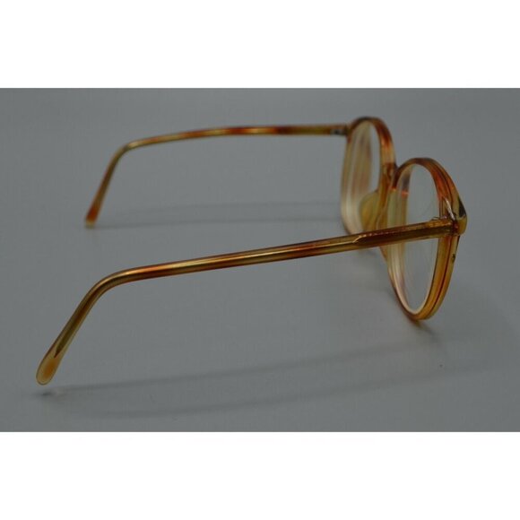 Concorde Eyeglasses Frames Orange Plastic Secretary Geek Chic 53^18 140mm Vtg - Picture 5 of 11